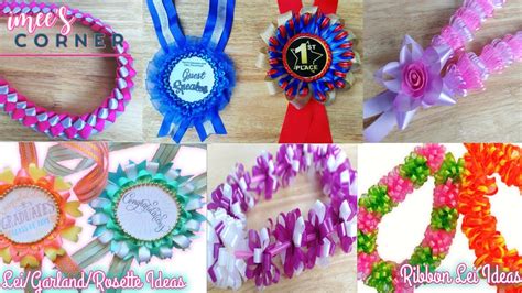 unique lei design for guest|How to Make a Beautiful Ribbon Lei [DIY Plans] .